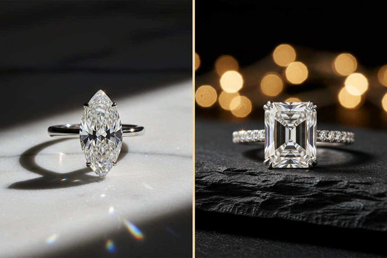 Marquise vs Radiant Cut Diamond: The 2026 Jewelry Trend Guide