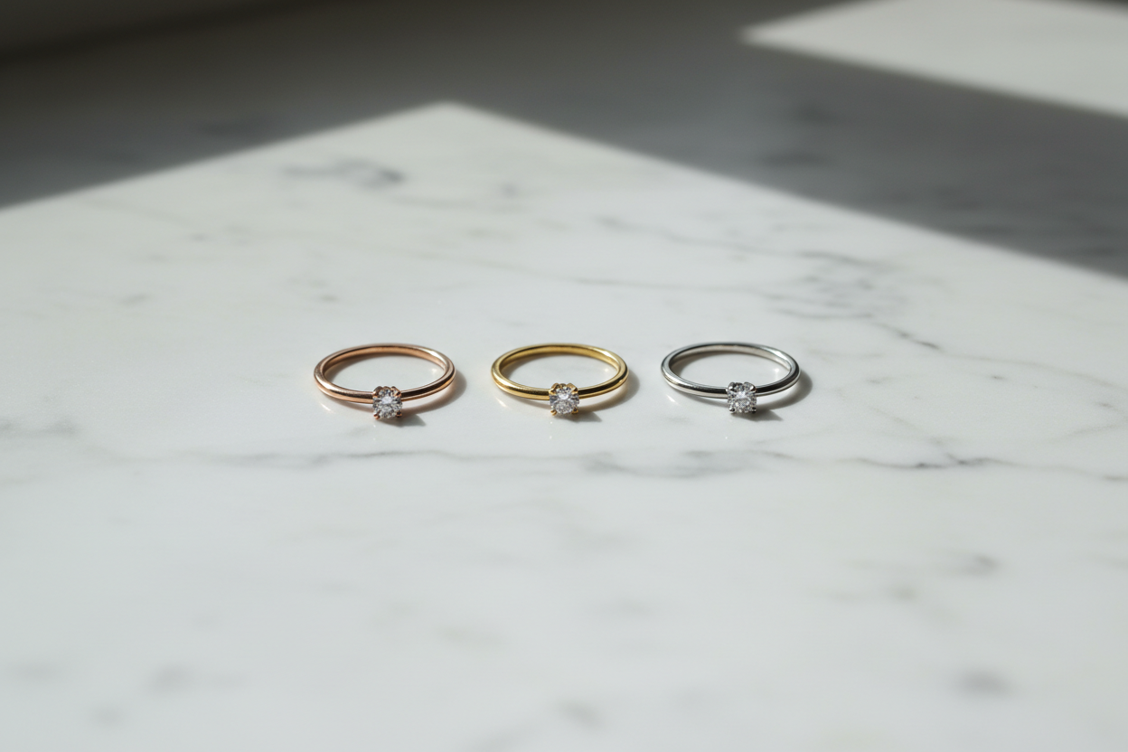 Rose Gold vs Yellow Gold vs White Gold