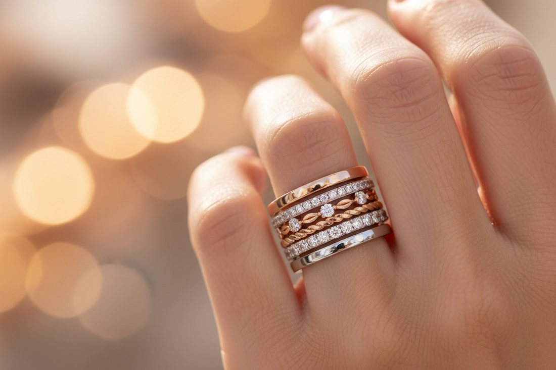 How to stack and layer rings styling guide | JewelryRich