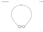 Infinity Diamond Pendant Necklace (18K Gold)
