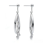 18K White Gold Diamond Jewelry Set