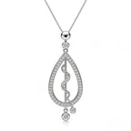 18K White Gold Diamond Jewelry Set