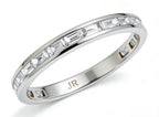 Platinum Baguette Diamond Eternity Band Ring