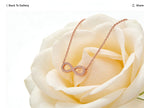Infinity Diamond Pendant Necklace (18K Gold)